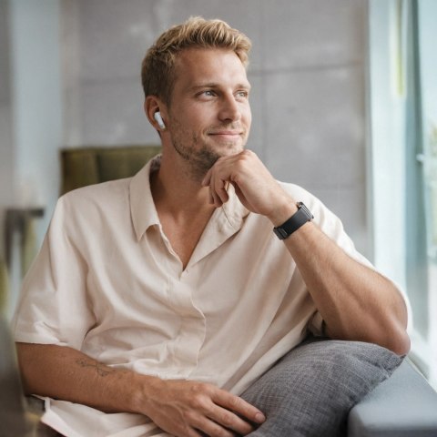 Słuchawki douszne Baseus Bass BS2 Lite TWS - białe