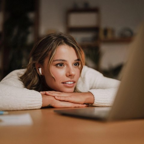 Słuchawki douszne Baseus Bass BS2 Lite TWS - białe