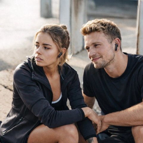 Słuchawki douszne Baseus Bass BS2 Lite TWS - czarne