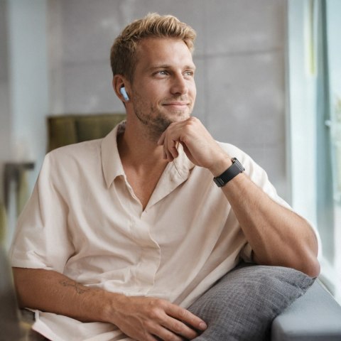 Słuchawki douszne Baseus Bass BS2 Lite TWS - niebieskie