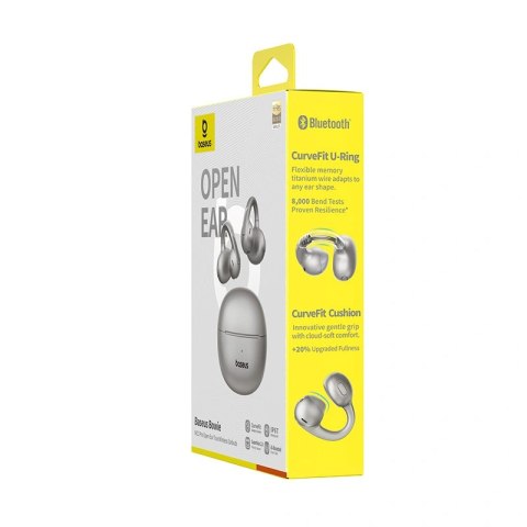 Słuchawki z klipsem Baseus Bowie MC1 Pro OWS - srebrne