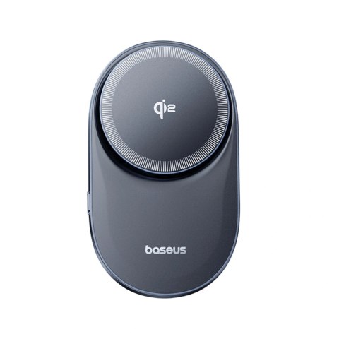 Uchwyt magnetyczny Baseus PrimeTrip VC1 Pro z ładowarką indukcyjną Qi2 na kratkę nawiewiu - czarny