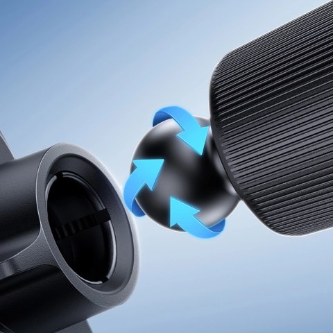 Uchwyt samochodowy Baseus Metal Age Go grawitacyjny na kratkę nawiewu - czarny