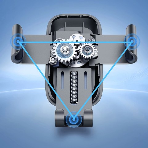 Uchwyt samochodowy Baseus Metal Age Go grawitacyjny na kratkę nawiewu - czarny