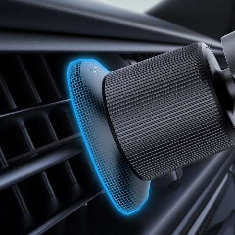 Uchwyt samochodowy Baseus Metal Age Go grawitacyjny na kratkę nawiewu - szary