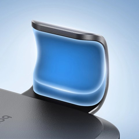 Uchwyt samochodowy Baseus Metal Age Go grawitacyjny na kratkę nawiewu - szary