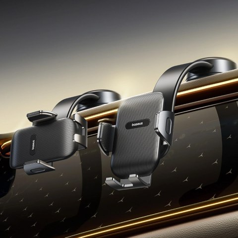 Uchwyt samochodowy Baseus PrimeTrip C03 z przyssawką na deskę rozdzielczą - czarny