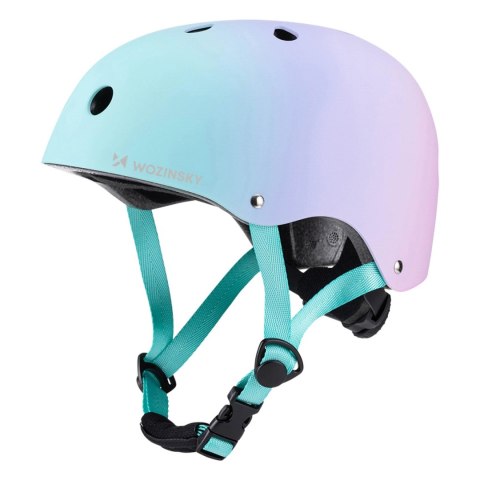 Kask rowerowy BMX/hulajnoga Wozinsky M - gradient różowy