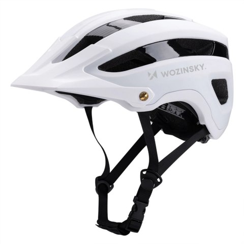 Kask rowerowy MTB Wozinsky lekki L - czarno-biały