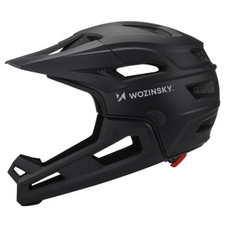 Kask rowerowy fullface Wozinsky lekki L - czarny