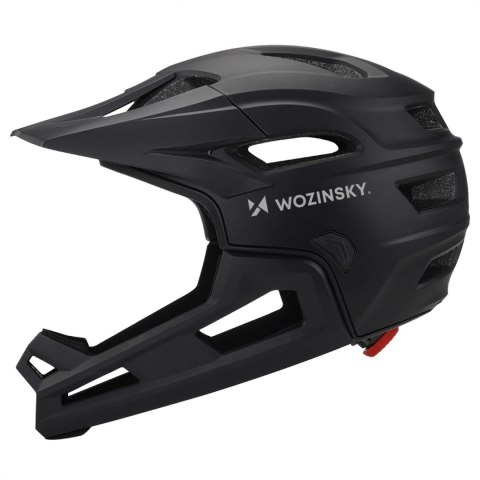 Kask rowerowy fullface Wozinsky lekki L - czarny