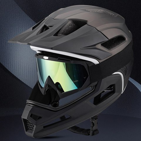 Kask rowerowy fullface Wozinsky lekki L - czarny