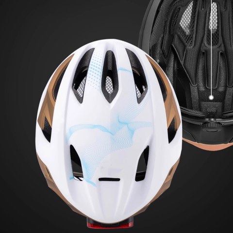 Kask rowerowy szosowy Wozinsky ultralekki M - taupe