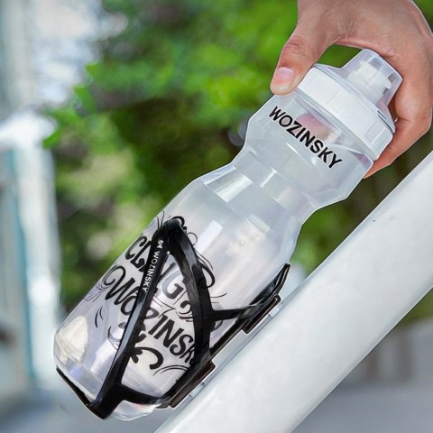 Koszyk Wozinsky WUR-01B uchwyt rowerowy na bidon - czarny