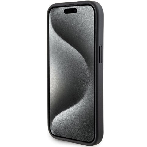 BMW nakładka do iPhone 15 6,1" BMHCP15SGSPCCK czarna HC GRIP STAND PU SMOOTH AND CARBON BMW nakładka do iPhone 15 6,1" BMHCP15SGSPCCK czarna HC GRIP STAND PU SMOOTH AND CARBON