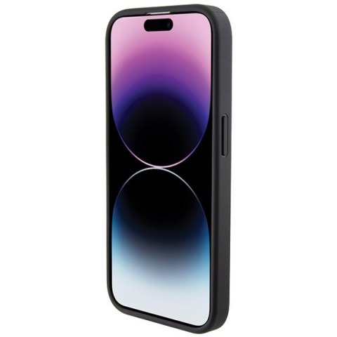 BMW nakładka do iPhone 15 Pro 6,1" czarna BMHCP15LGSPCCK M HC GRIP STAND PU SMOOTH AND CARBON BMW nakładka do iPhone 15 Pro 6,1" czarna BMHCP15LGSPCCK M HC GRIP STAND PU SMOOTH AND CARBON