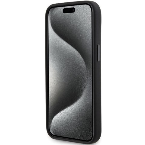 Karl Lagerfeld nakładka do iPhone 15 6,1" KLHCP15SSDHKCNK czarna HC SILICONE KC