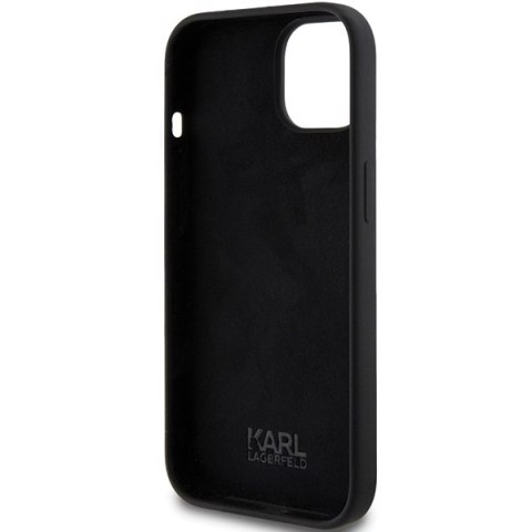 Karl Lagerfeld nakładka do iPhone 15 6,1" KLHCP15SSKSBMCK czarna HC SILICONE KARL SCRIPT LOGO Karl Lagerfeld nakładka do iPhone 15 6,1" KLHCP15SSKSBMCK czarna HC SILICONE KARL SCRIPT LOGO