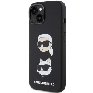 Karl Lagerfeld nakładka do iPhone 15 Plus 6,7" KLHCP15MSDHKCNK czarna HC SILICONE KC