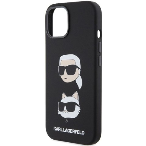 Karl Lagerfeld nakładka do iPhone 15 Plus 6,7" KLHCP15MSDHKCNK czarna HC SILICONE KC