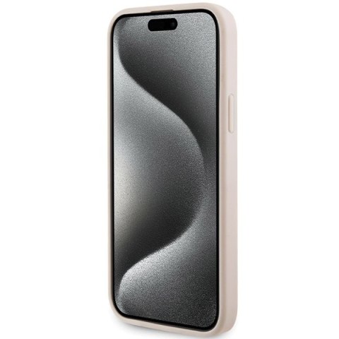 Karl Lagerfeld nakładka do iPhone 15 Plus 6,7" różowa KLHCP15MPQKPMP HC QUILTED K PATTERN