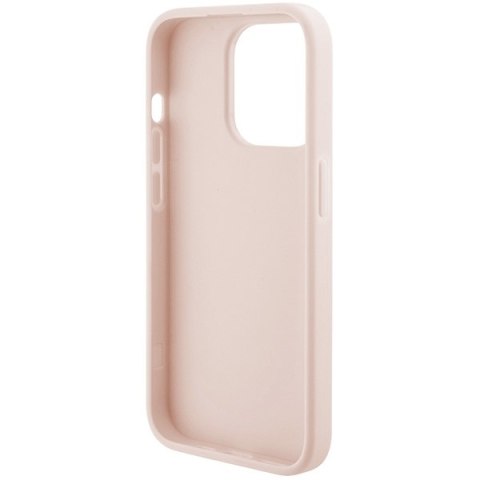 Karl Lagerfeld nakładka do iPhone 15 Pro 6,1" KLHCP15LPQKPMP różowa HC QUILTED K PATTERN
