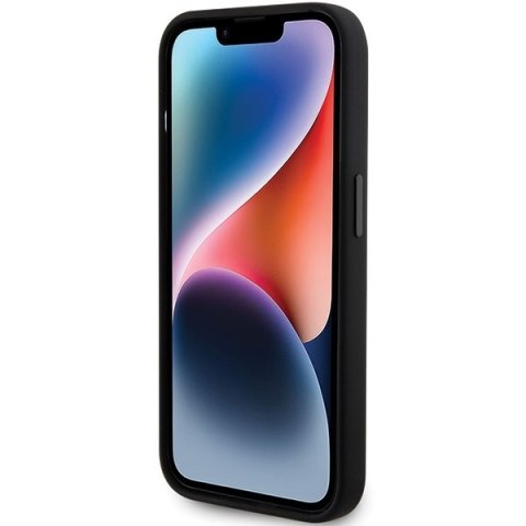 Karl Lagerfeld nakładka do iPhone 15 Pro 6,1" KLHCP15LSMHKNPK czarna HC SILICONE IKONIK METAL PIN Karl Lagerfeld nakładka do iPhone 15 Pro 6,1" KLHCP15LSMHKNPK czarna HC SILICONE IKONIK METAL PIN