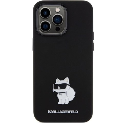 Karl Lagerfeld nakładka do iPhone 15 Pro Max 6,7" KLHCP15XSMHCNPK czarna HC SILICONE C METAL PIN Karl Lagerfeld nakładka do iPhone 15 Pro Max 6,7" KLHCP15XSMHCNPK czarna HC SILICONE C METAL PIN