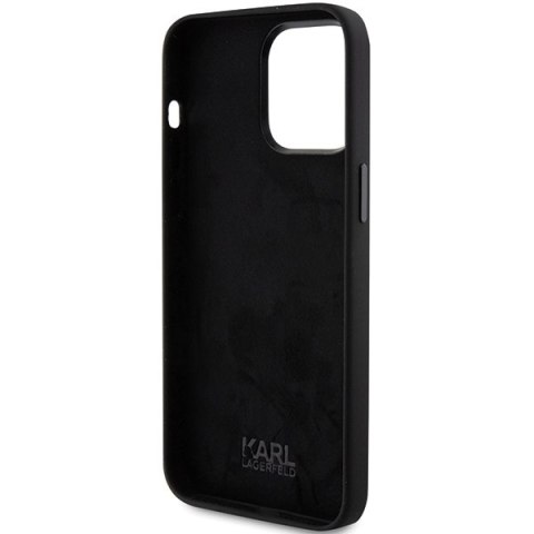 Karl Lagerfeld nakładka do iPhone 15 Pro Max 6,7" KLHCP15XSMHCNPK czarna HC SILICONE C METAL PIN Karl Lagerfeld nakładka do iPhone 15 Pro Max 6,7" KLHCP15XSMHCNPK czarna HC SILICONE C METAL PIN