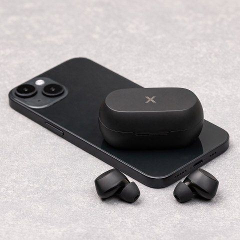 Maxlife słuchawki Bluetooth MXBE-04 TWS czarne dokanałowe Maxlife słuchawki Bluetooth MXBE-04 TWS czarne dokanałowe