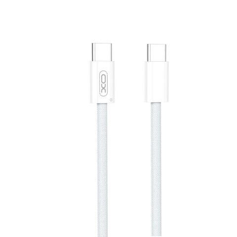 XO kabel NB-Q260A PD USB-C - USB-C 1m biały 60W XO kabel NB-Q260A PD USB-C - USB-C 1m biały 60W