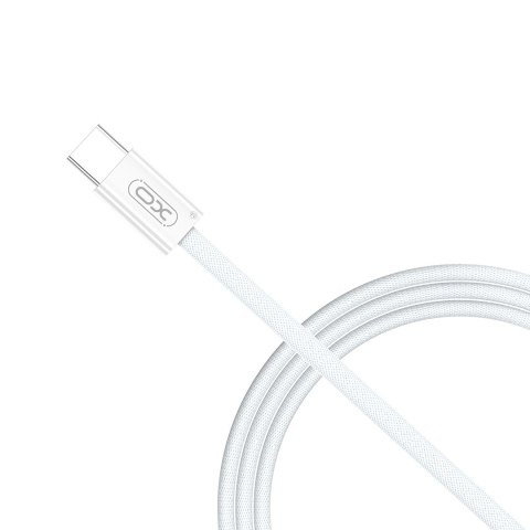 XO kabel NB-Q260A PD USB-C - USB-C 1m biały 60W XO kabel NB-Q260A PD USB-C - USB-C 1m biały 60W