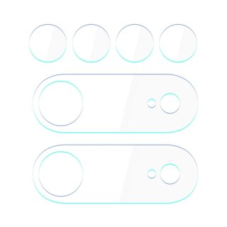 Szkło hybrydowe na obiektyw aparatu 3mk Lens Protection na Apple iPhone Air