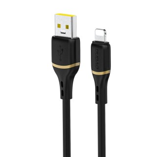 Dudao 1M 30W liquid silicone data cable Lightning Black