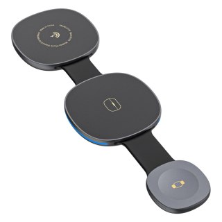 Dudao A11S 3-in-1 Wireless Charging Station black