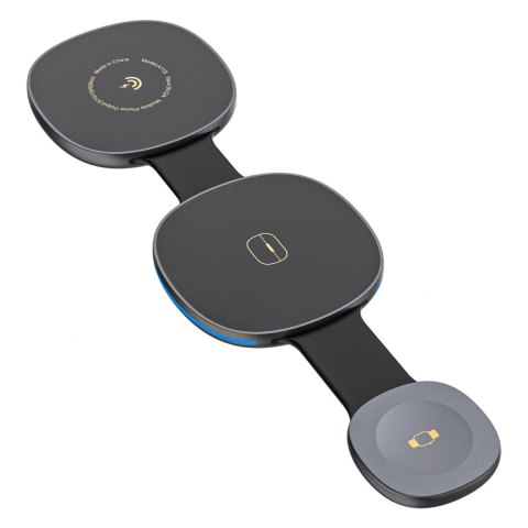 Dudao A11S 3-in-1 Wireless Charging Station black