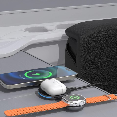 Dudao A11S 3-in-1 Wireless Charging Station black