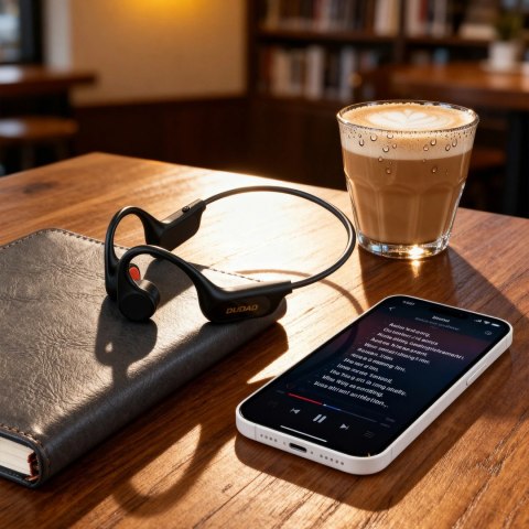 Dudao U22 bluetooth 5.2 Bone conduction headset black