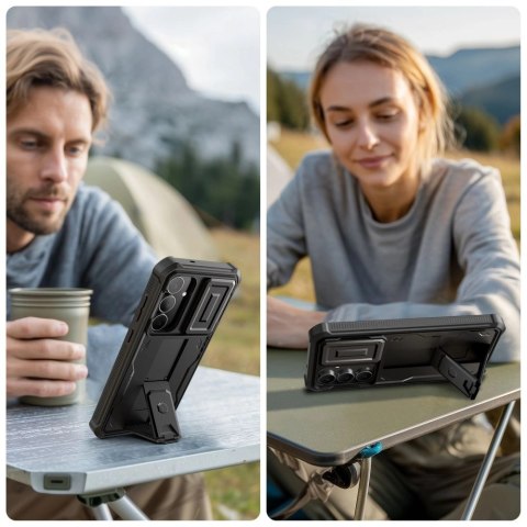 Etui Tech-Protect Kevlar Cam+ na Samsung Galaxy S25 FE - czarne