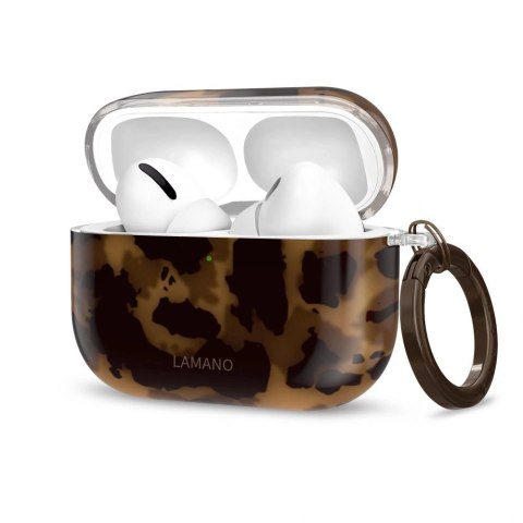 Etui Tech-Protect Lamano na AirPods Pro 1 / 2 - czarno-brązowe