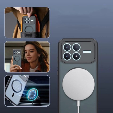 Etui Tech-Protect MagMat MagSafe na Xiaomi Poco F8 Pro - czarne