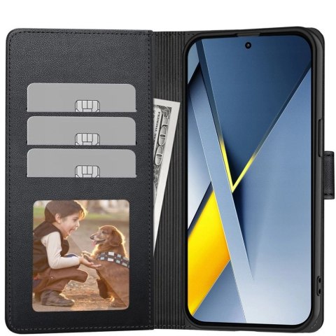 Etui Tech-Protect Wallet na Xiaomi Poco F8 Ultra - czarne
