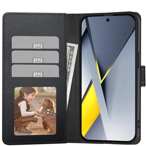 Etui Tech-Protect Wallet na Xiaomi Poco F8 - czarne