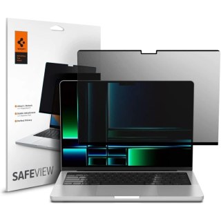 Folia prywatyzująca Spigen SafeView na MacBook Pro 14 (2021-2025)