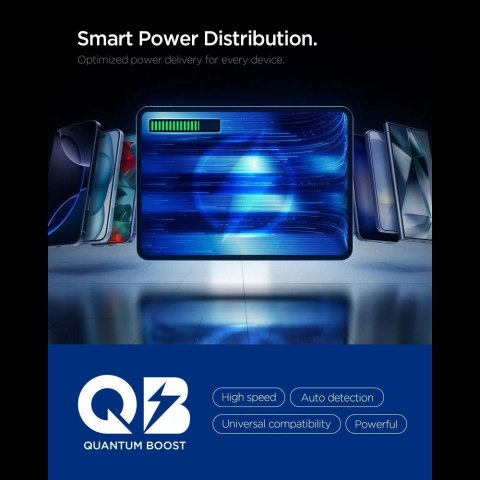 Ładowarka sieciowa Spigen Essential EE673EU 3-porty 67W - biała