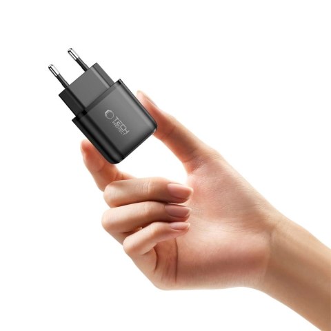 Ładowarka sieciowa Tech-Protect NCA45W-GAN 2-Porty USB-C / USB-A 45W - czarna