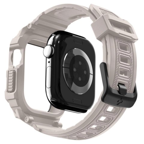 Pasek Spigen Rugged Armor Pro V2 na Apple Watch (46 mm) - beżowy