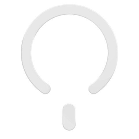 Pierścień magnetyczny MagSafe Tech-Protect MMP-200 na telefon - biały