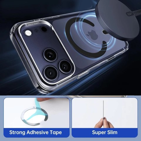 Pierścień magnetyczny MagSafe Tech-Protect MMP-200 na telefon - czarny