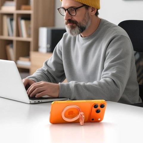 Pierścień magnetyczny Tech-Protect MMR400 Lamano na telefon - rózowo-złoty